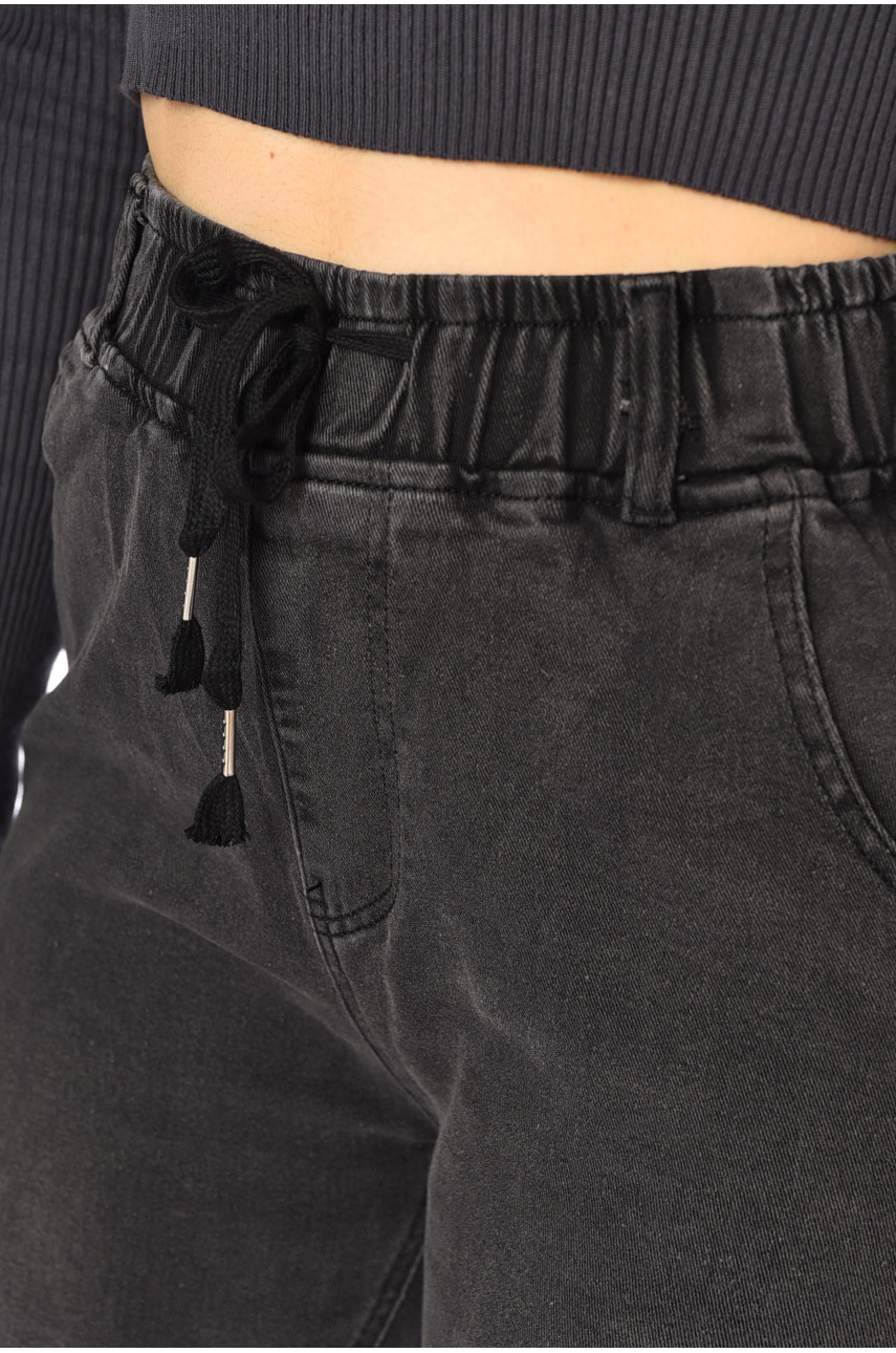 Джинси жіночі звужені темно-сірого кольору 510-31 180584