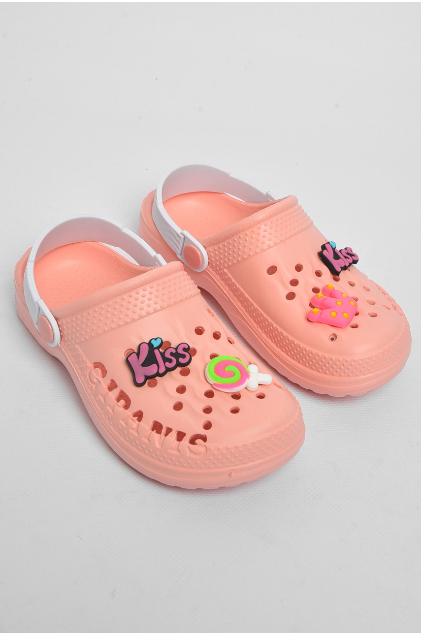Крокси дитячі для дівчинки рожевого кольору DS-009 180593