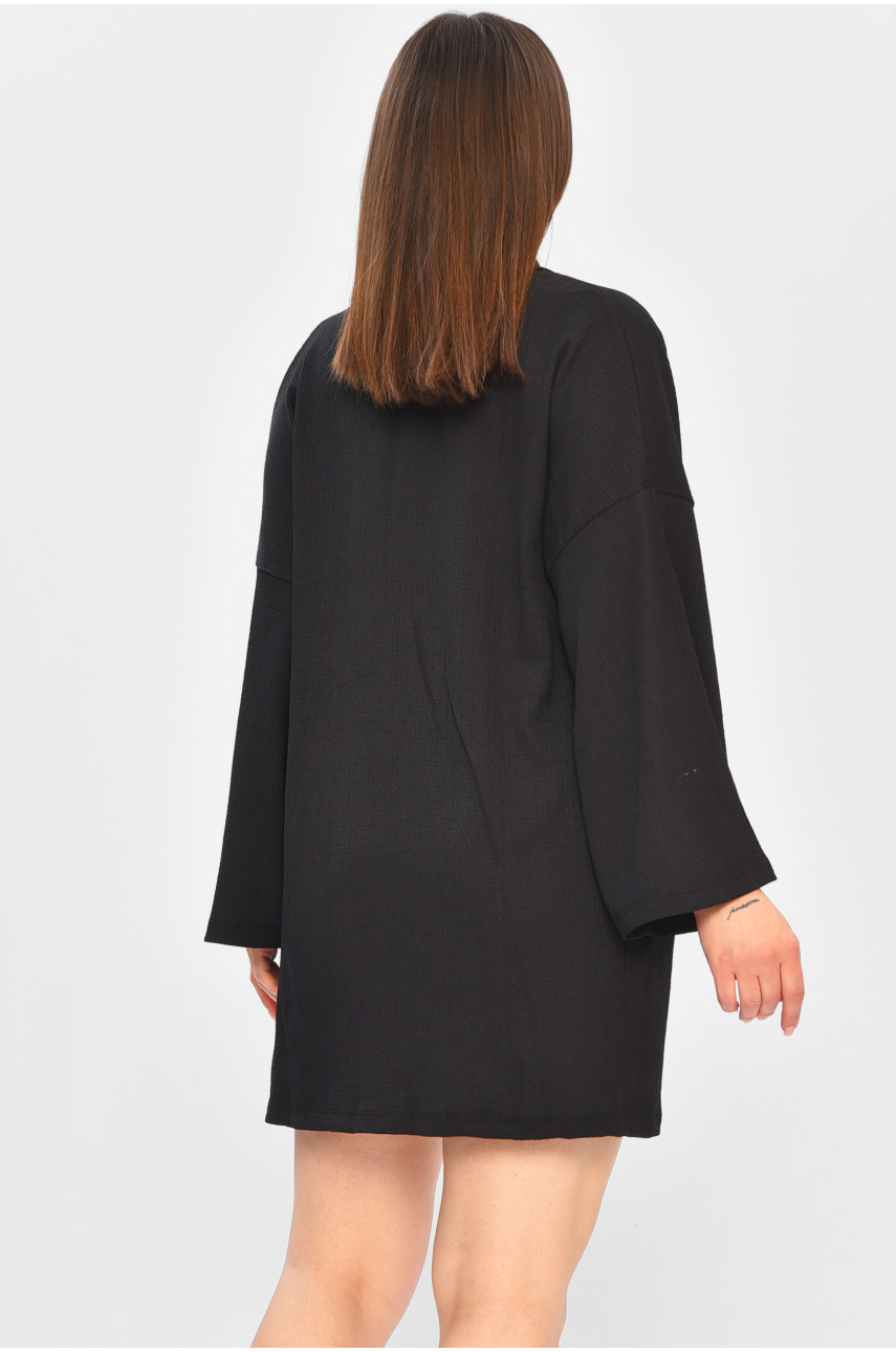 Костюм жіночий трійка чорного кольору 2373 180603