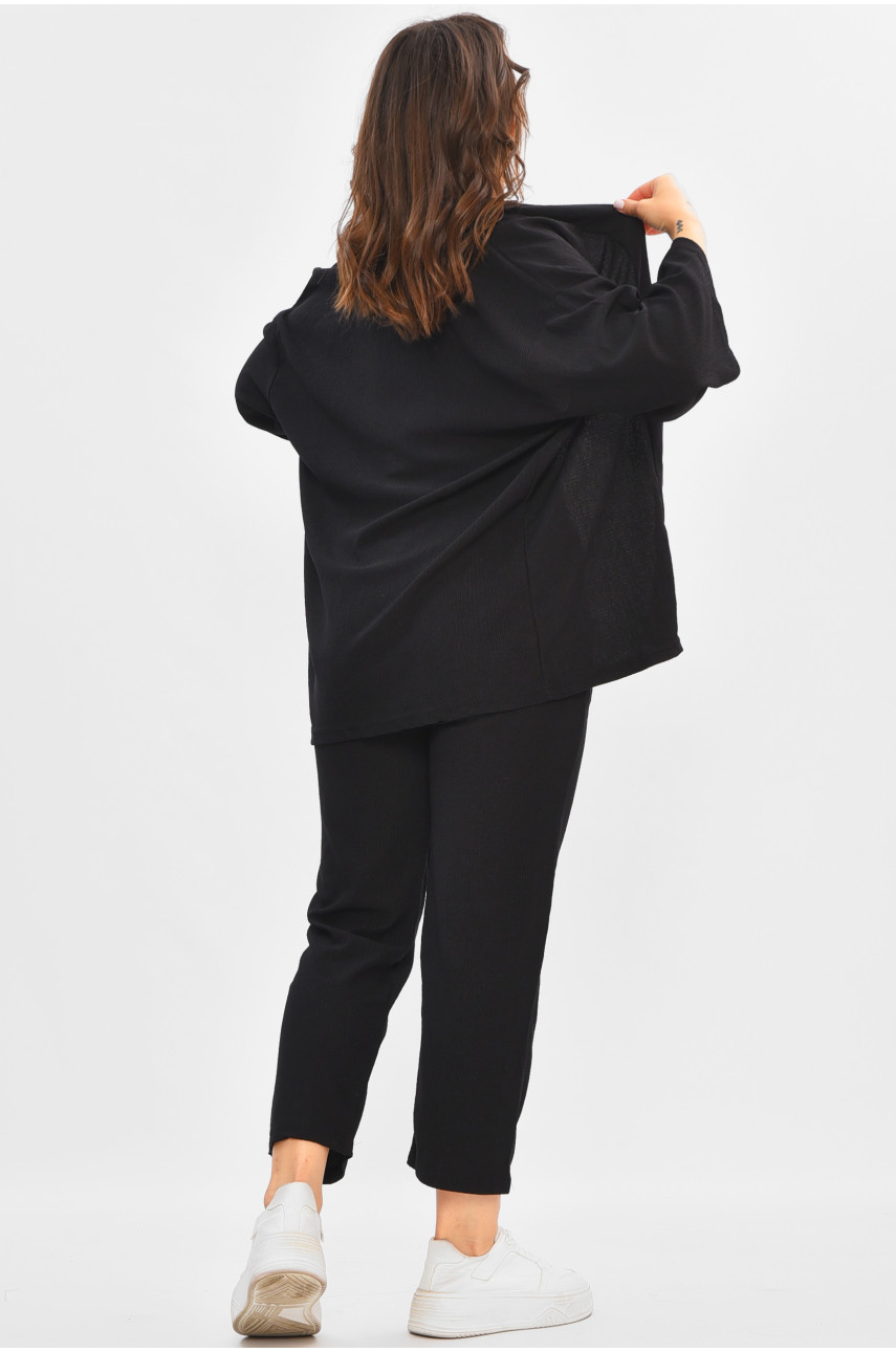 Костюм жіночий чорного кольору 2344 180614 Костюм жіночий чорного кольору 2344 180614