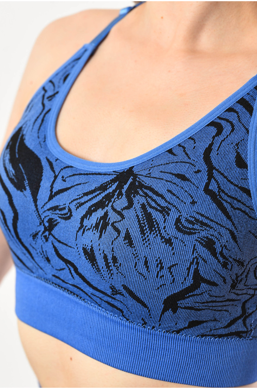 Спортивний костюм жіночий літній синього кольору 6796 180773