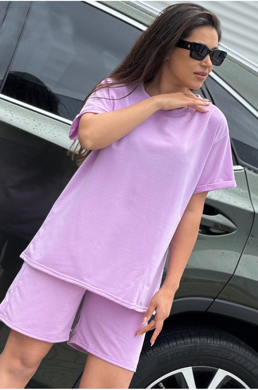 Костюм женский сиреневого цвета 6721 180793 Костюм женский сиреневого цвета 6721 180793