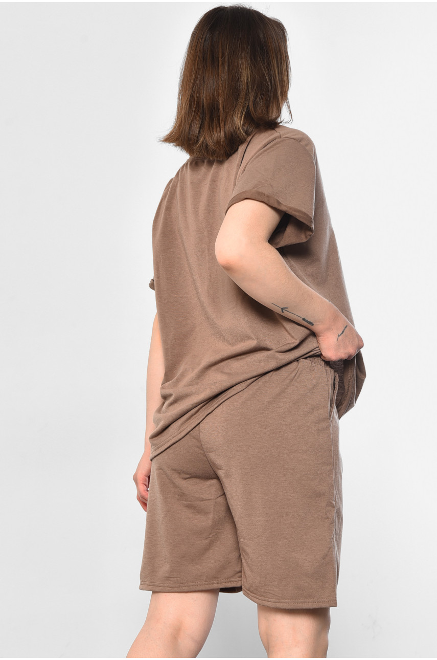 Костюм женский коричневого цвета 6721 180797 Костюм женский коричневого цвета 6721 180797