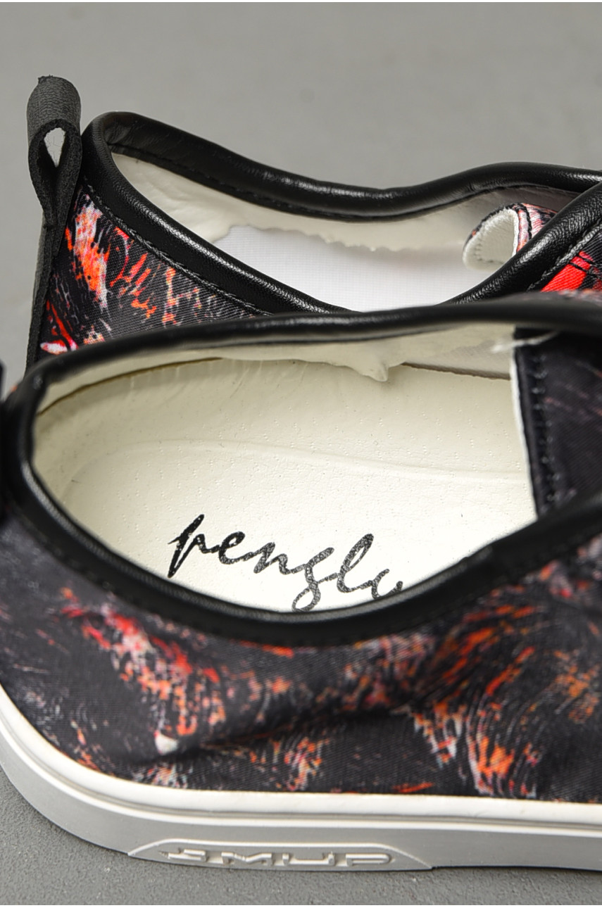 Кеды мужские черного цвета на шнуровке а701 180802