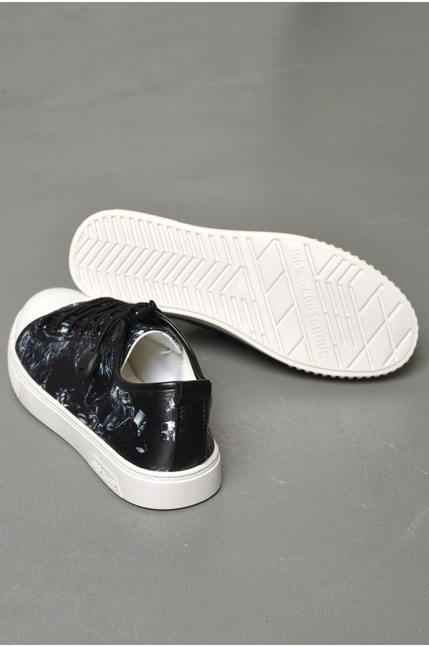 Кеди чоловічі темно-синього кольору на шнурівці а701 180803 Кеди чоловічі темно-синього кольору на шнурівці а701 180803