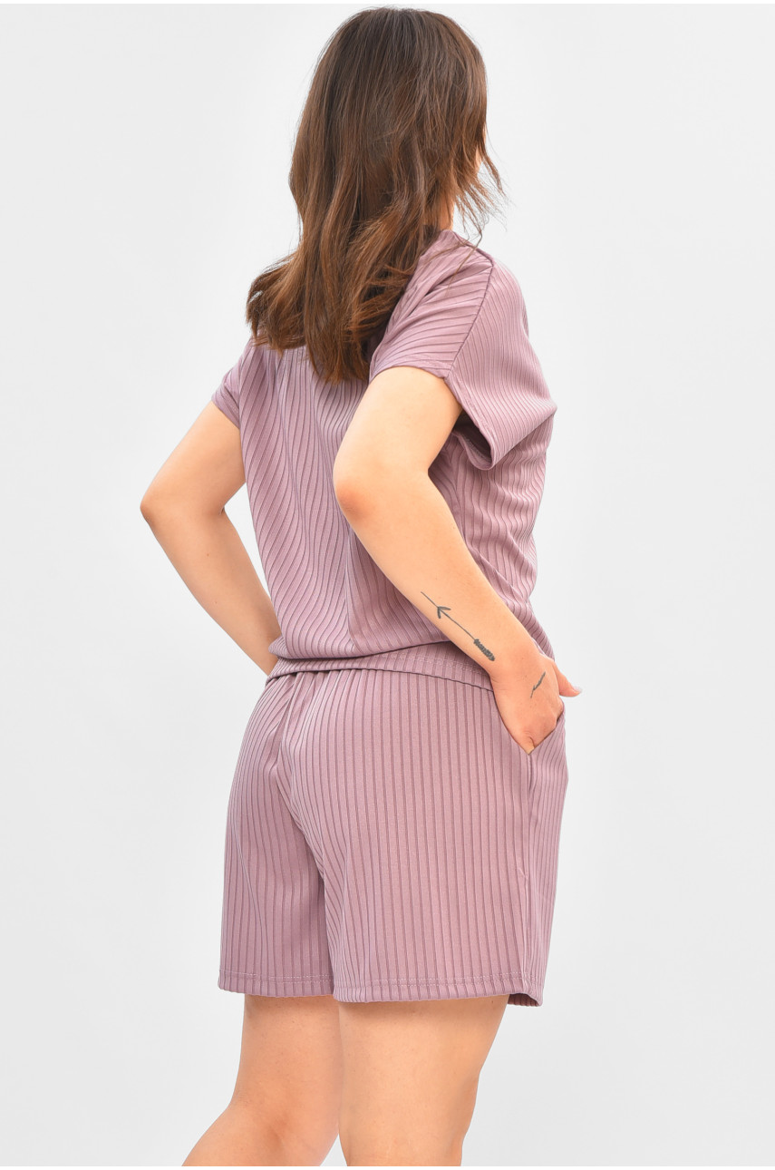 Костюм женский полубатальный сиреневого цвета 4700 180808 Костюм женский полубатальный сиреневого цвета 4700 180808