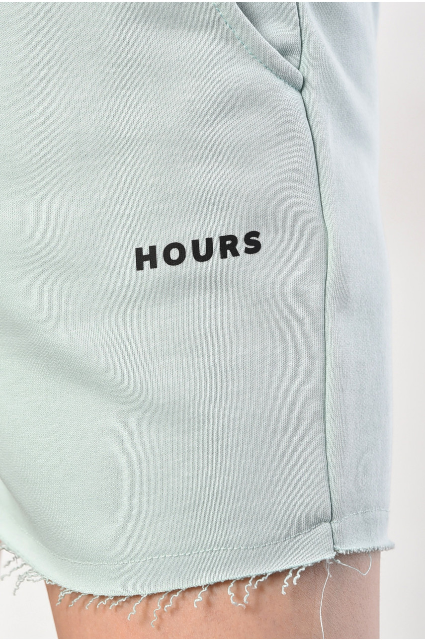 Шорты женские мятного цвета 180971