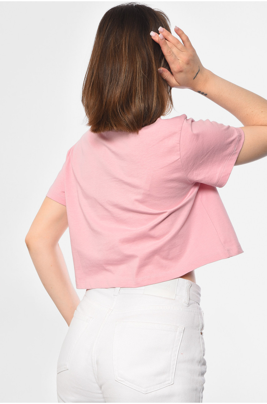 Футболка жіноча рожевого кольору 181015 Футболка жіноча рожевого кольору 181015