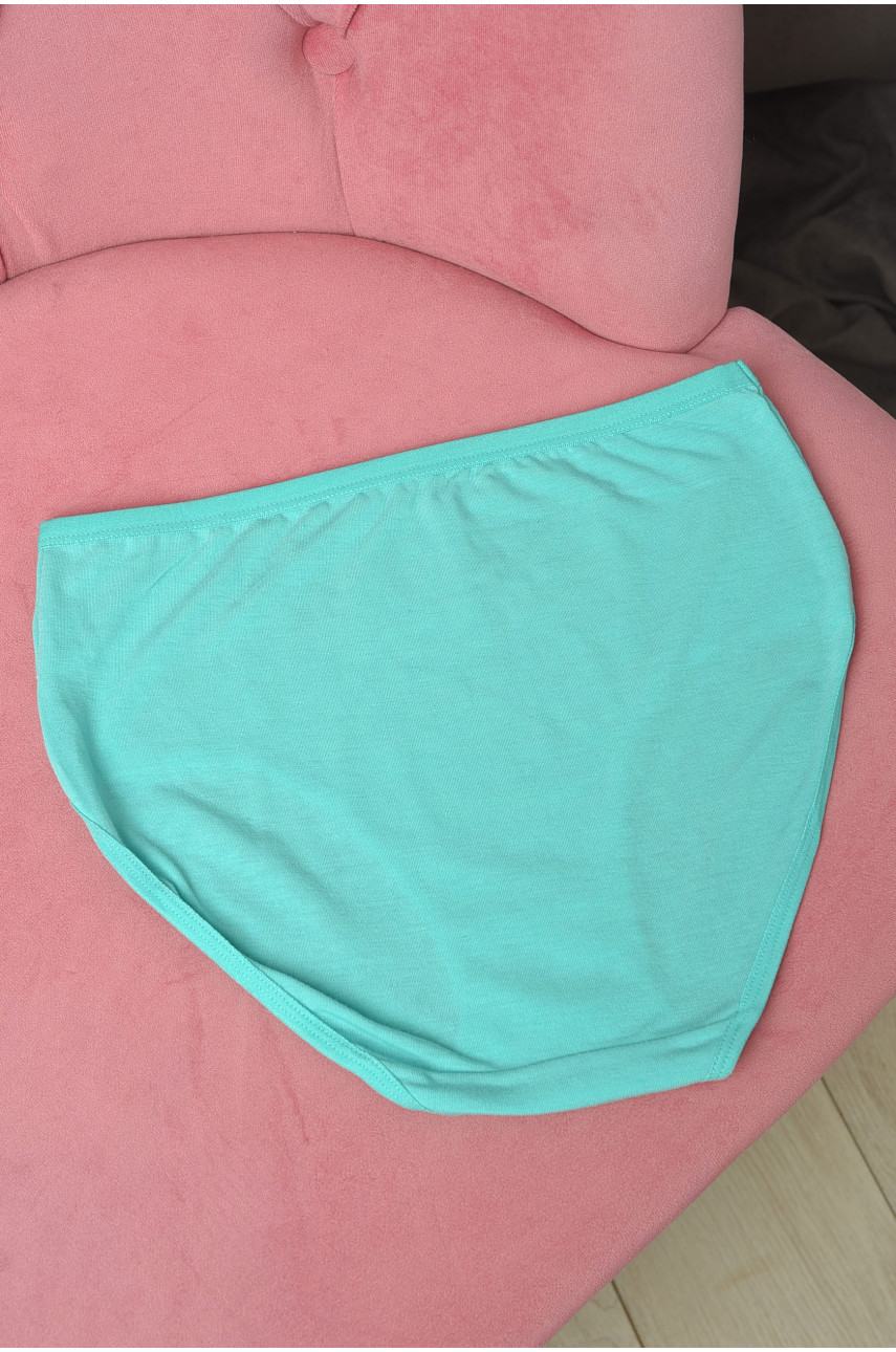 Труси жіночі напівбатальні бiрюзового кольору 4029 181063 Труси жіночі напівбатальні бiрюзового кольору 4029 181063