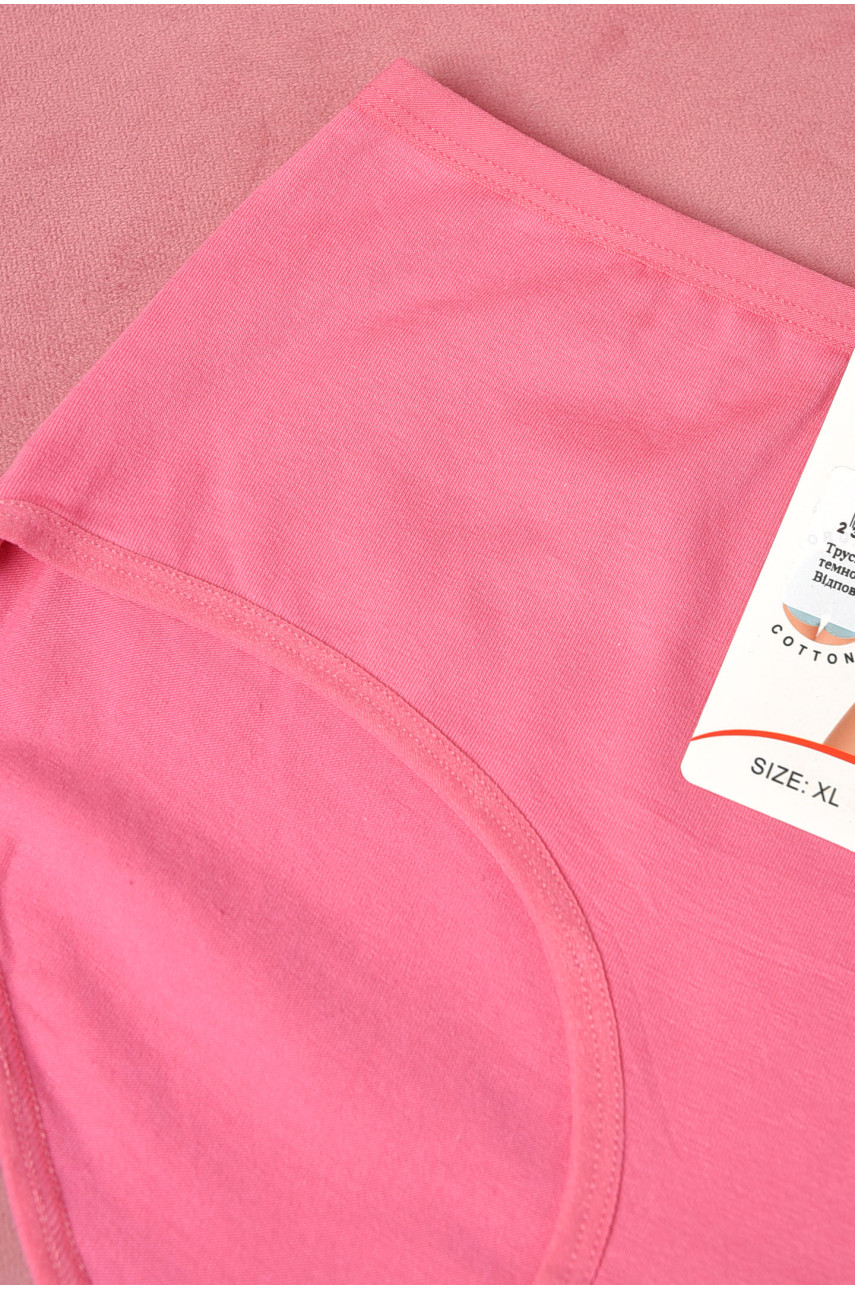 Труси жіночі напівбатальні темно-рожевого кольору 8941 181074