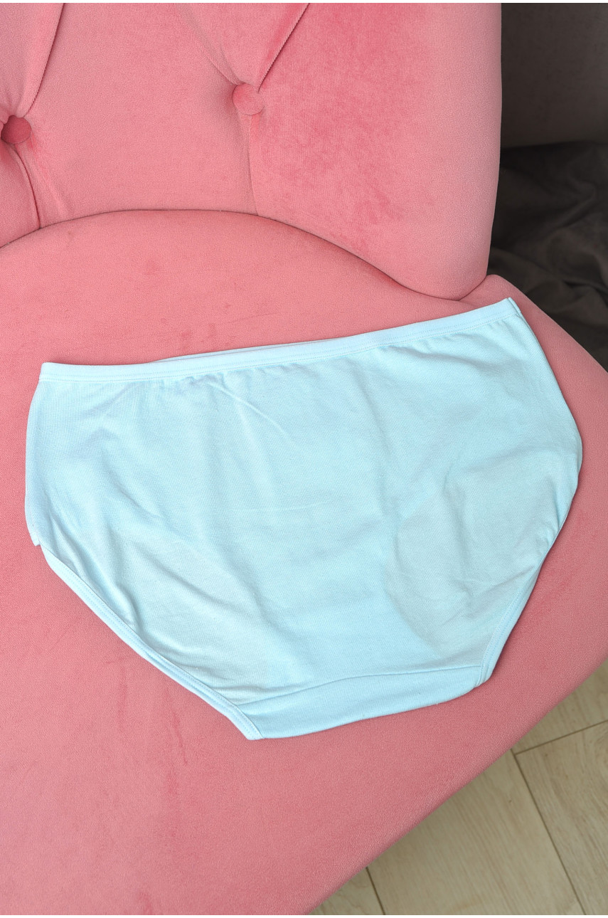 Труси жіночі напівбатальні блакитного кольору 8941 181075