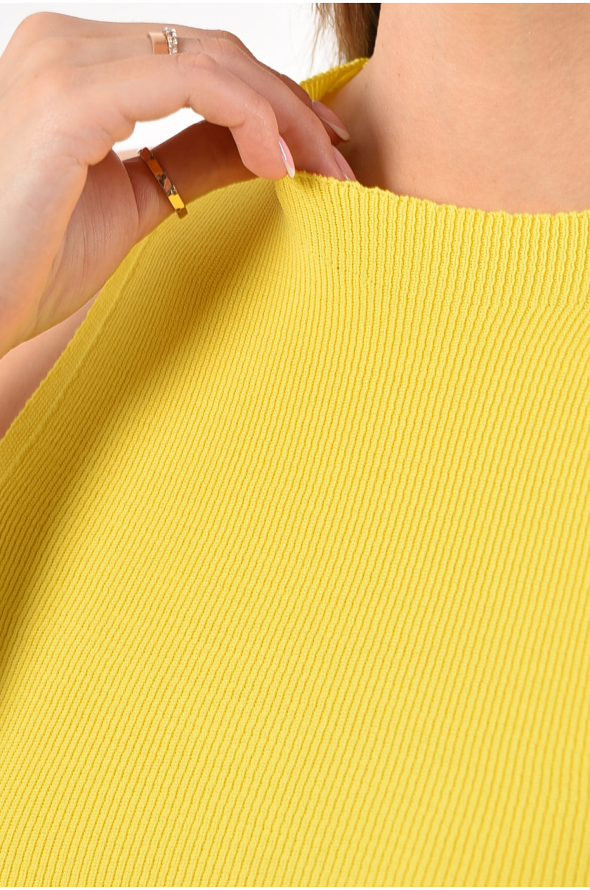 Майка женская желтого цвета 181096 Майка женская желтого цвета 181096