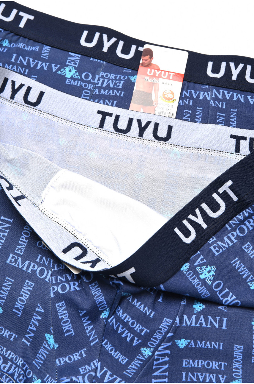 Набір чоловічих боксерів синього кольору 2 штуки 23002 181114