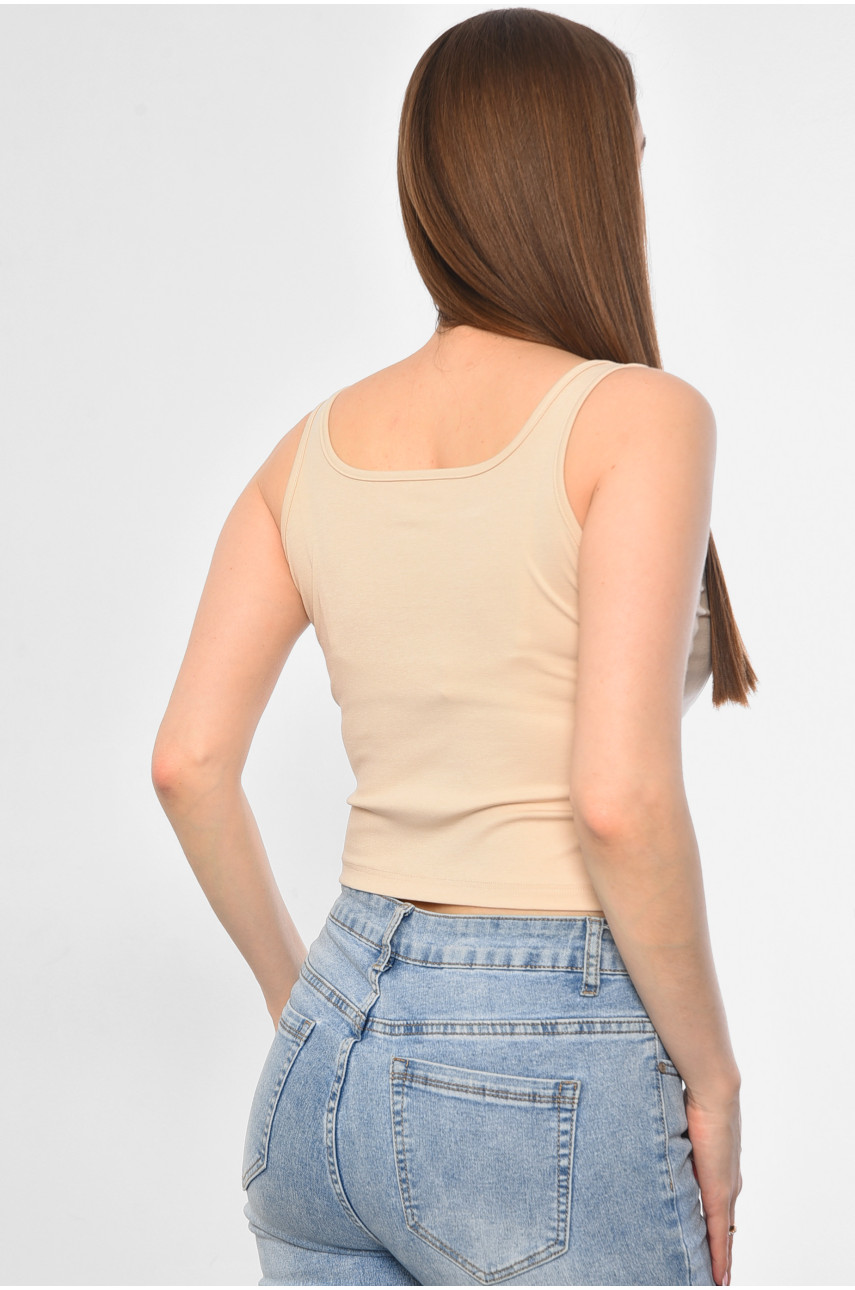 Майка жіноча бежевого кольору 8218 181120