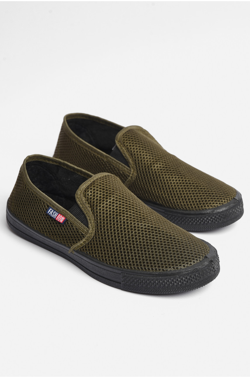 Сліпони чоловічі кольору хакі 181184
