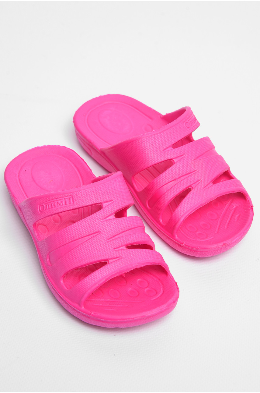 Шлепки детские для девочки пена розового цвета 501 181211