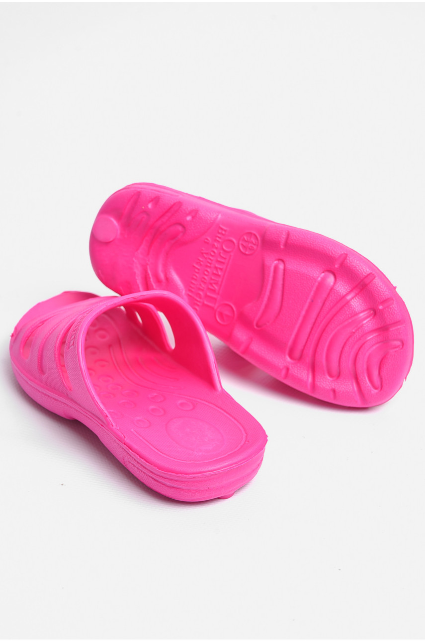 Шльопки дитячі для дівчинки піна рожевого кольору 501 181211 Шльопки дитячі для дівчинки піна рожевого кольору 501 181211