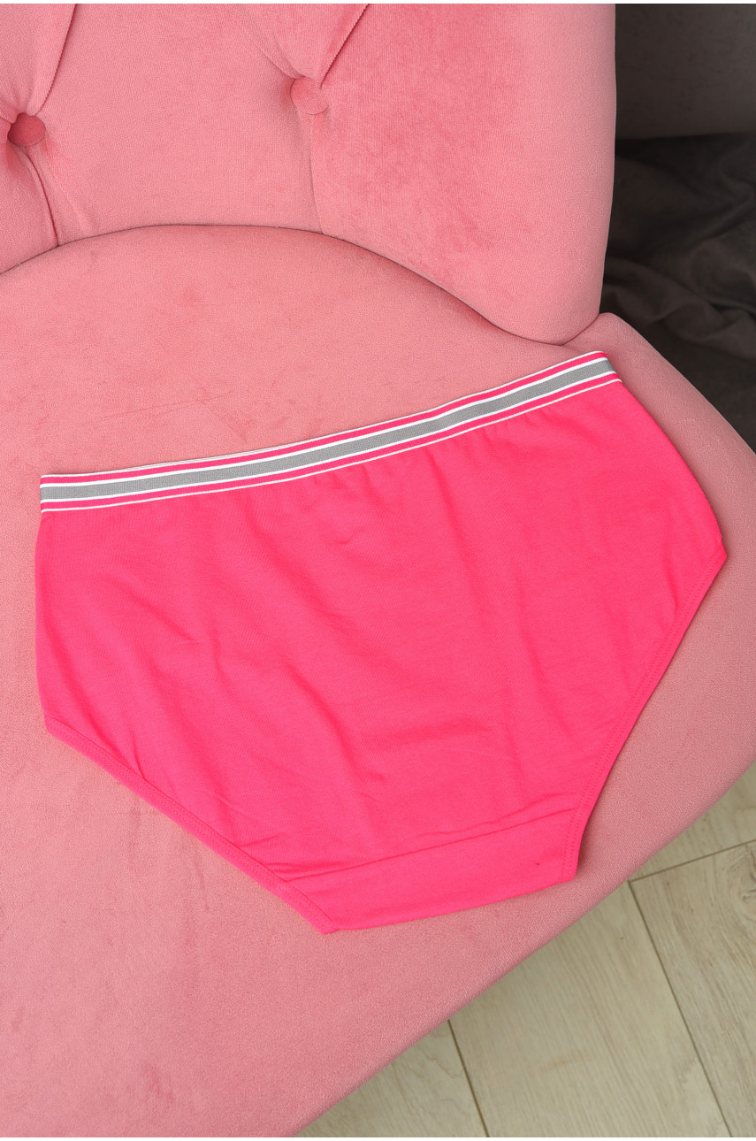 Труси жіночі напівбатальні малинового кольору 7041 181258 Труси жіночі напівбатальні малинового кольору 7041 181258