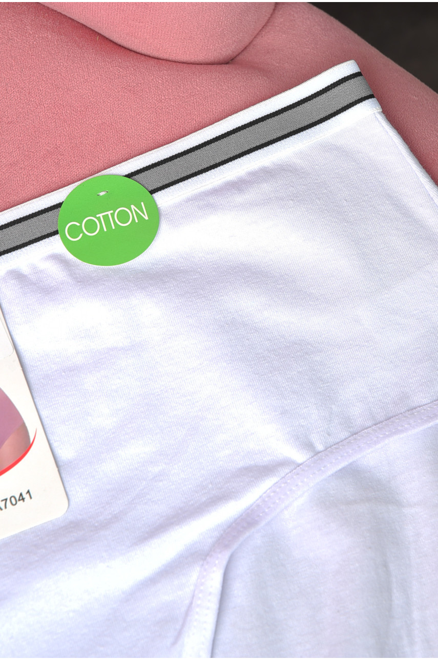 Труси жіночі напівбатальні бiлого кольору 7041 181261