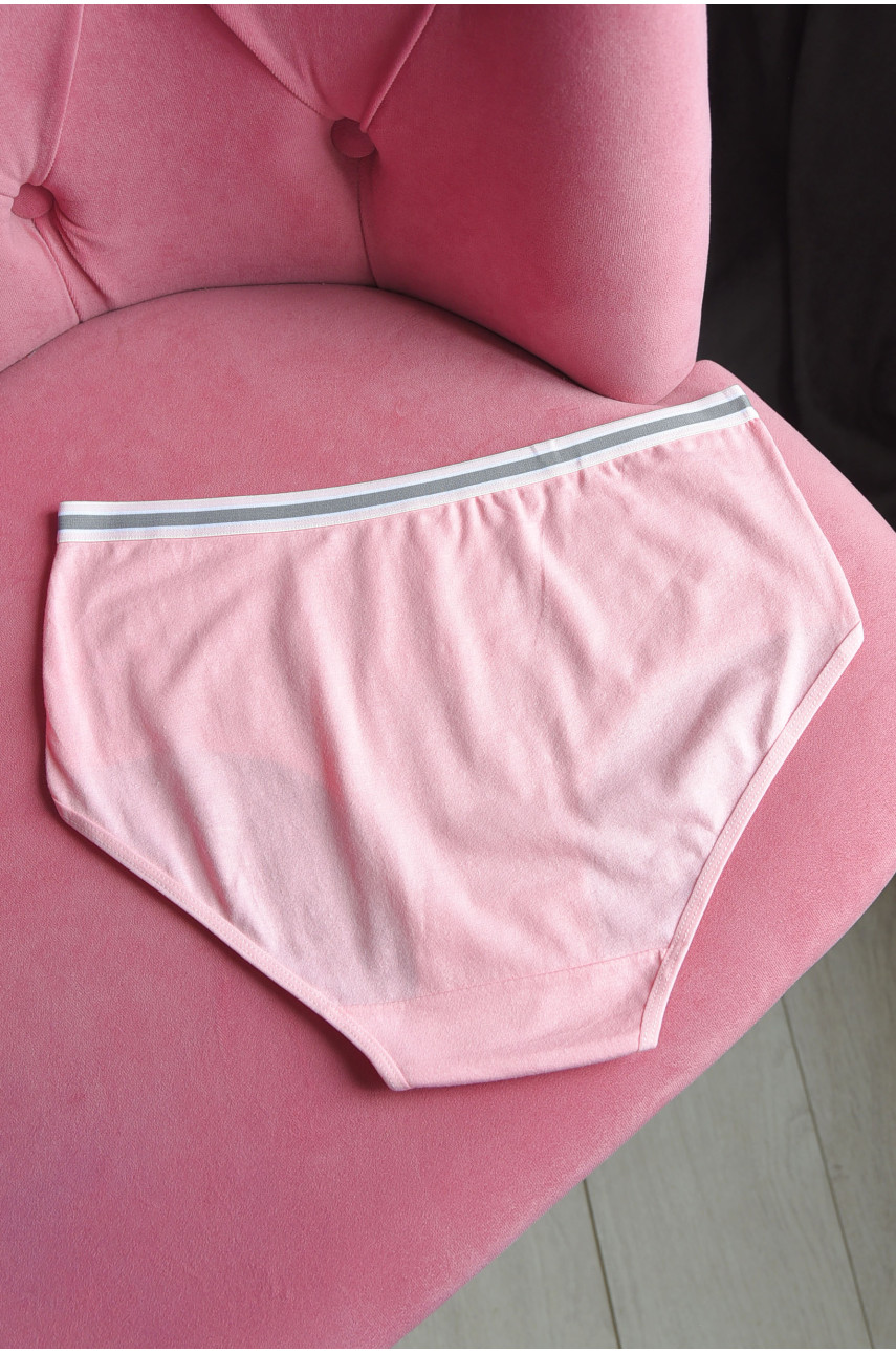 Труси жіночі напівбатальні рожевого кольору 7041 181264 Труси жіночі напівбатальні рожевого кольору 7041 181264