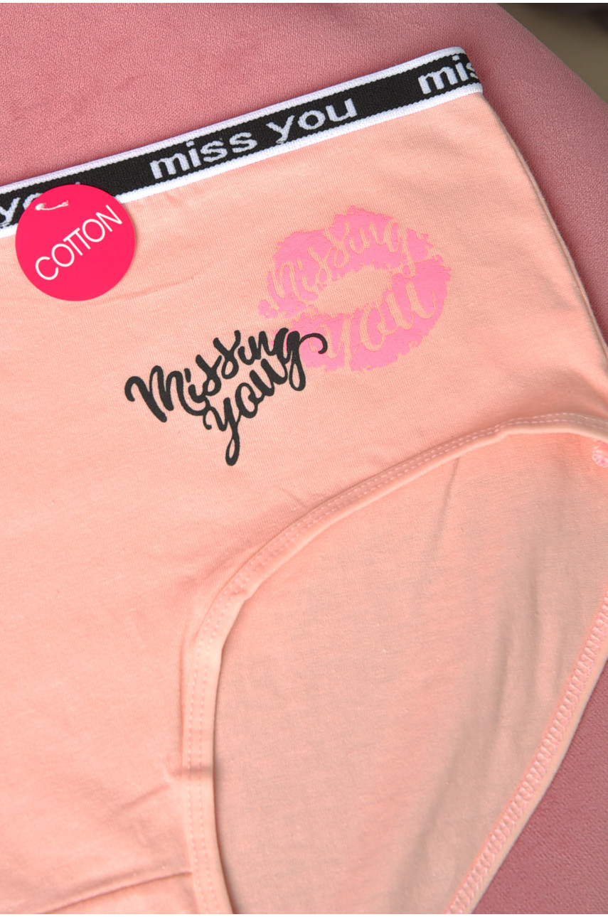 Труси жіночі напівбатальні свiтло-рожевого кольору 3778 181282