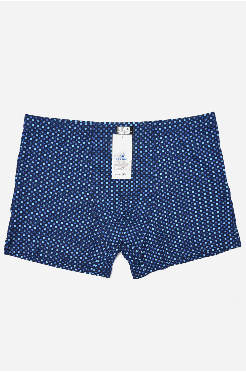 Боксери чоловічі напівбатальні темно-синього кольору 1906 181306 Боксери чоловічі напівбатальні темно-синього кольору 1906 181306