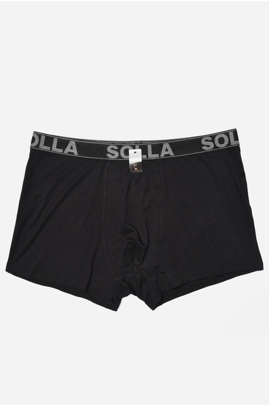 Боксери чоловічі напівбатальні чорного кольору 181311