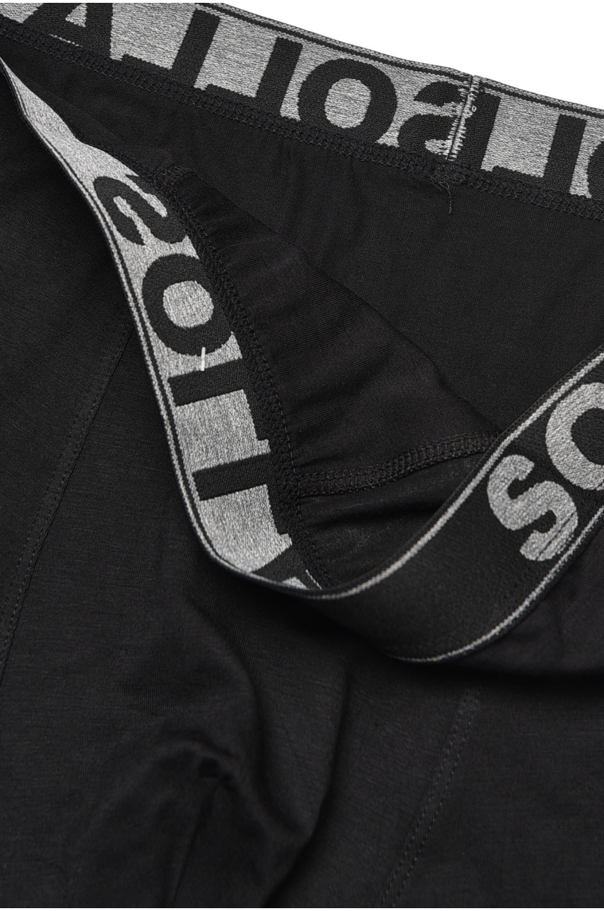 Боксери чоловічі напівбатальні чорного кольору 181311