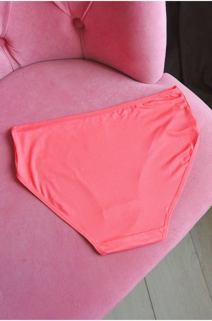 Труси жіночі напівбатальні коралового кольору 1686 181356 Труси жіночі напівбатальні коралового кольору 1686 181356