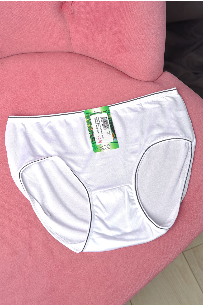 Труси жіночі напівбатальні бiлого кольору 3439 181445
