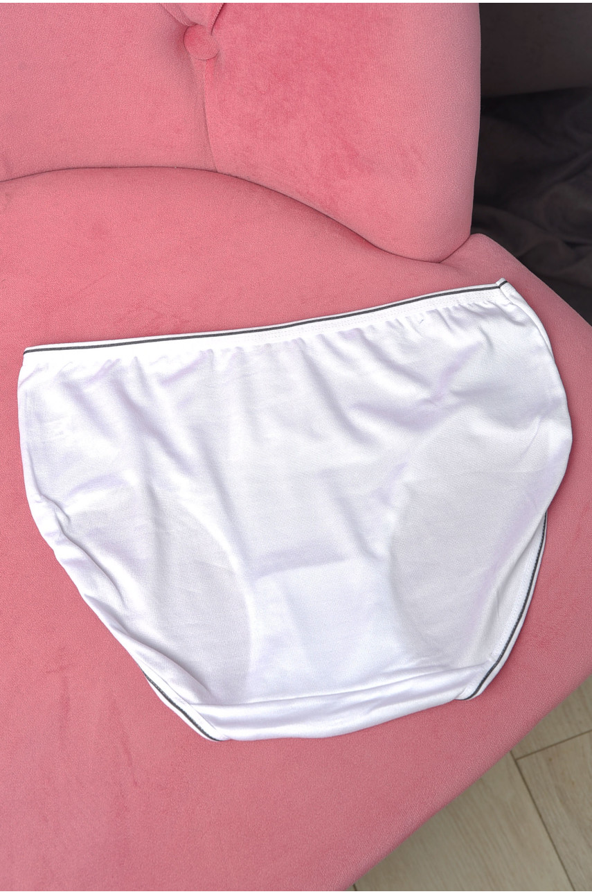 Труси жіночі напівбатальні бiлого кольору 3439 181445