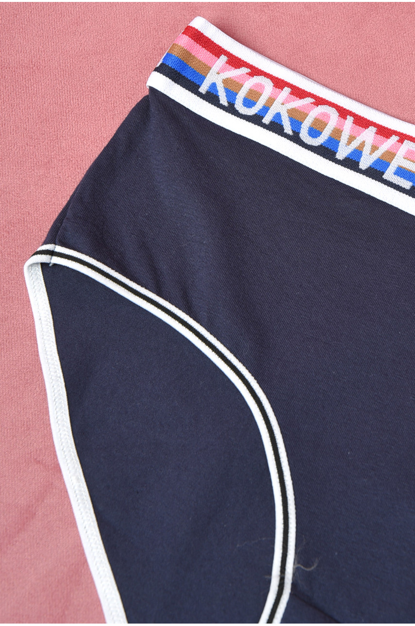 Труси жіночі напівбатальні темно-синього кольору 3765 181458 Труси жіночі напівбатальні темно-синього кольору 3765 181458