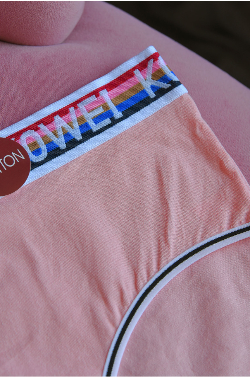 Труси жіночі напівбатальні рожевого кольору 3765 181462 Труси жіночі напівбатальні рожевого кольору 3765 181462