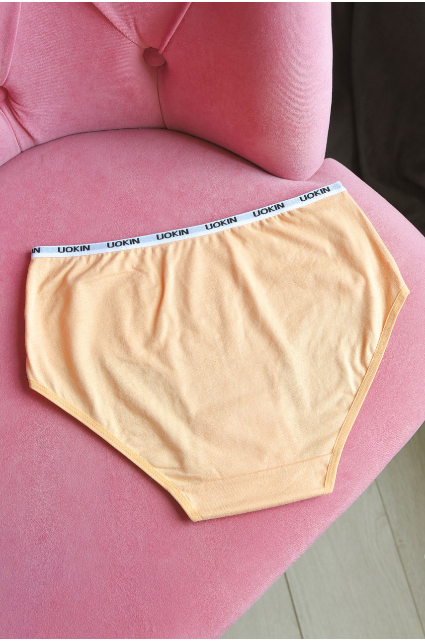 Труси жіночі напівбатальні жовтого кольору 1852 181467 Труси жіночі напівбатальні жовтого кольору 1852 181467