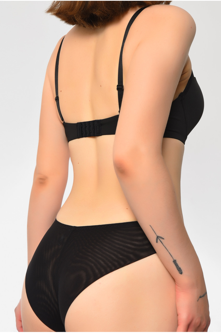 Комплект женский черного цвета чашка С 2331-1 181538