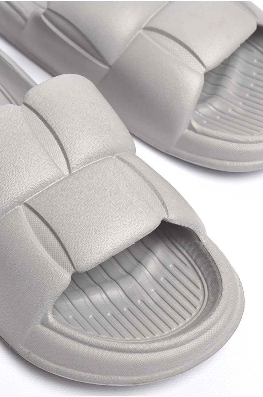 Шлепанцы мужские пена серого цвета а-24 181550