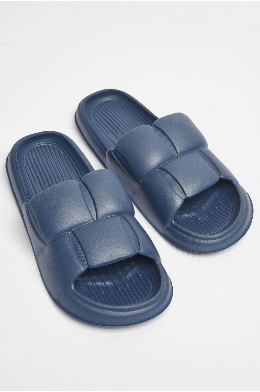 Шлепанцы мужские пена темно-синего цвета а-24 181552