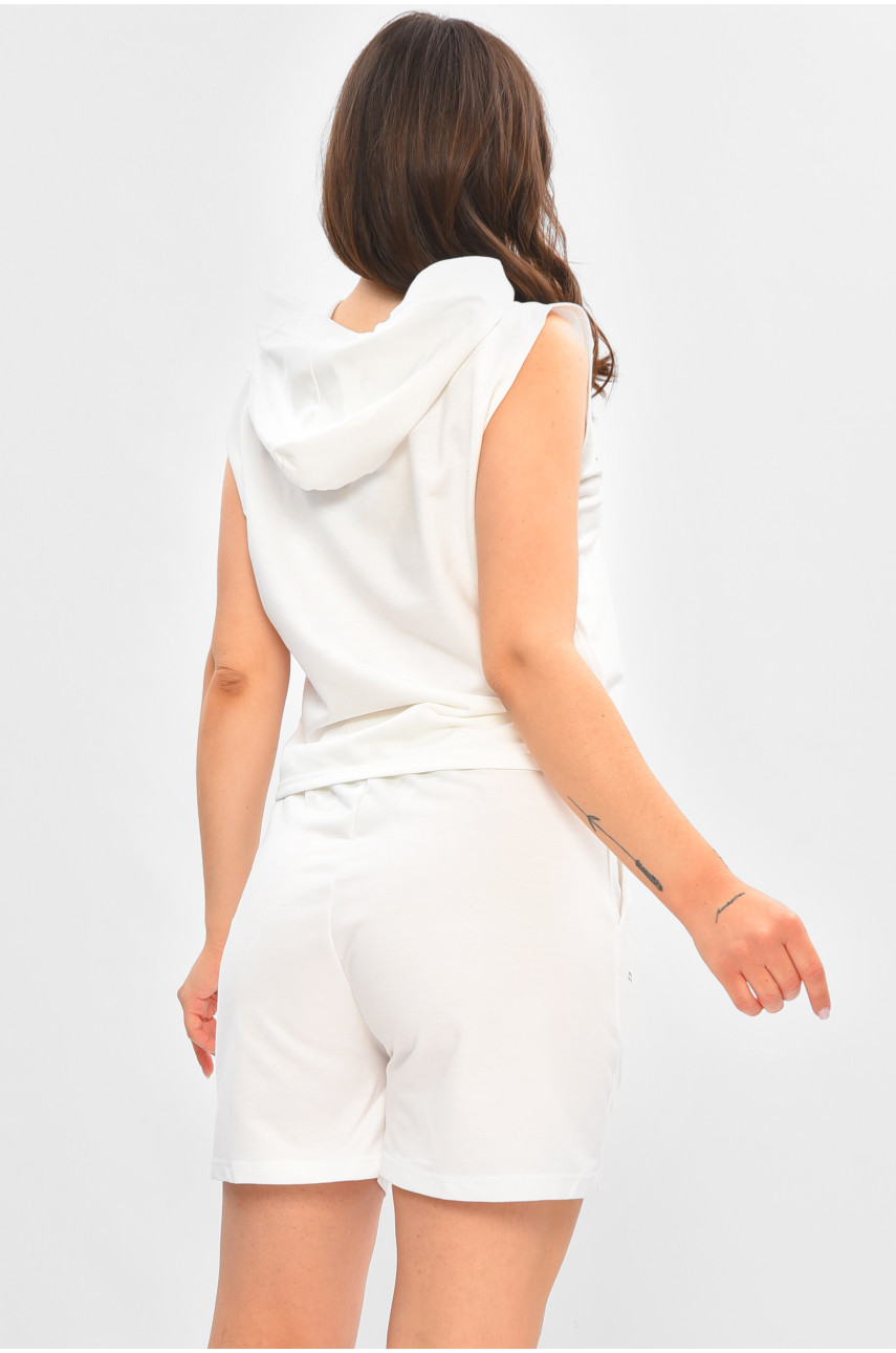 Костюм жіночий білого кольору 8039 181553