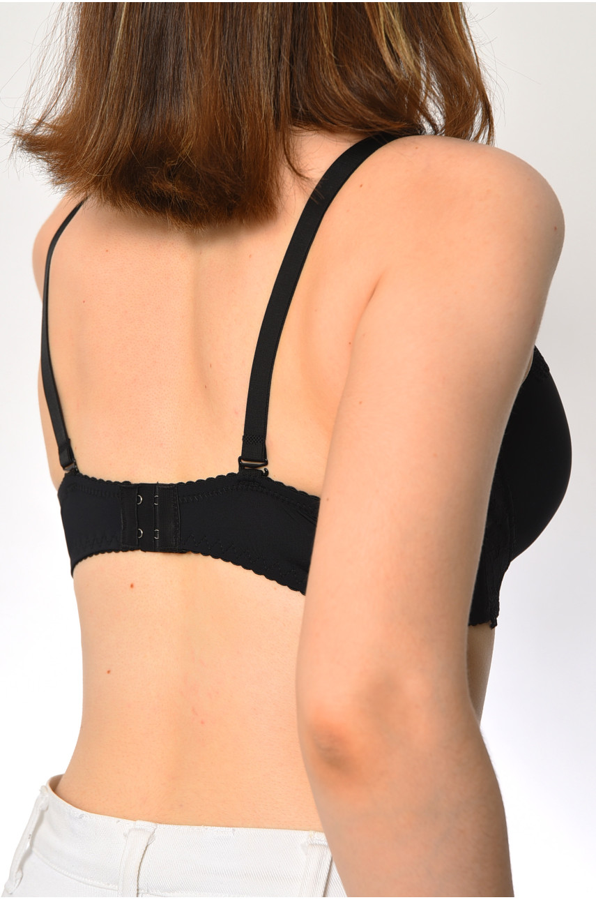 Бюстгальтер жіночий чорного кольору чашка D 8211 181559 Бюстгальтер жіночий чорного кольору чашка D 8211 181559