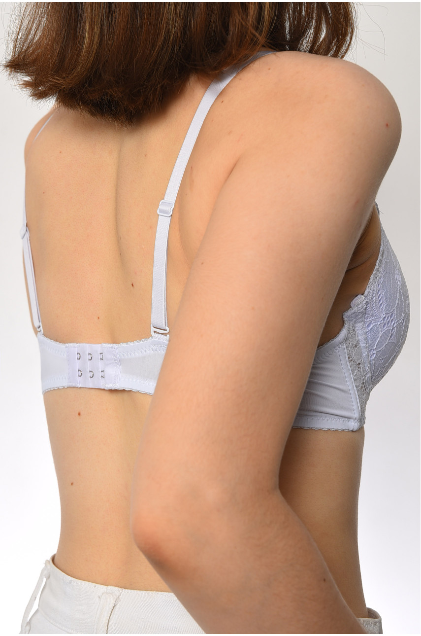 Бюстгальтер жіночий білого кольору чашка В 8742 181568