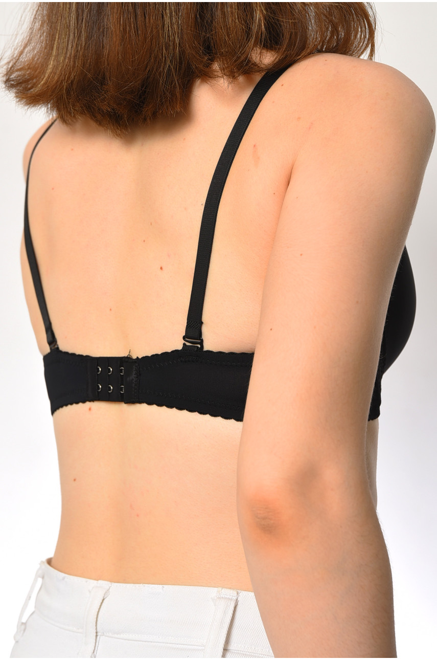 Бюстгальтер жіночий чорного кольору чашка В 8743 181574 Бюстгальтер жіночий чорного кольору чашка В 8743 181574