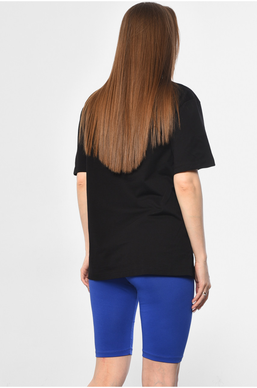 Костюм женский черно-синего цвета 181590