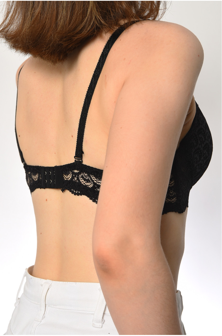 Бюстгальтер женский черного цвета чашка В 64021-1 181633