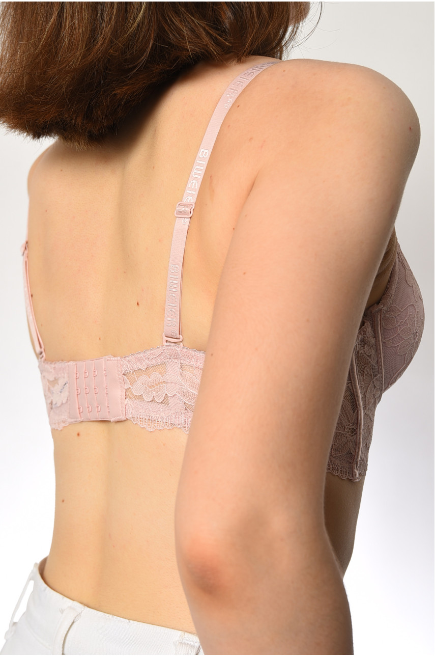 Бюстгальтер женский розового цвета чашка В 85068-3 181639