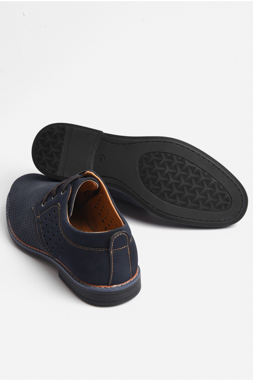 Туфлі чоловічі темно-синього кольору 538-2 181641