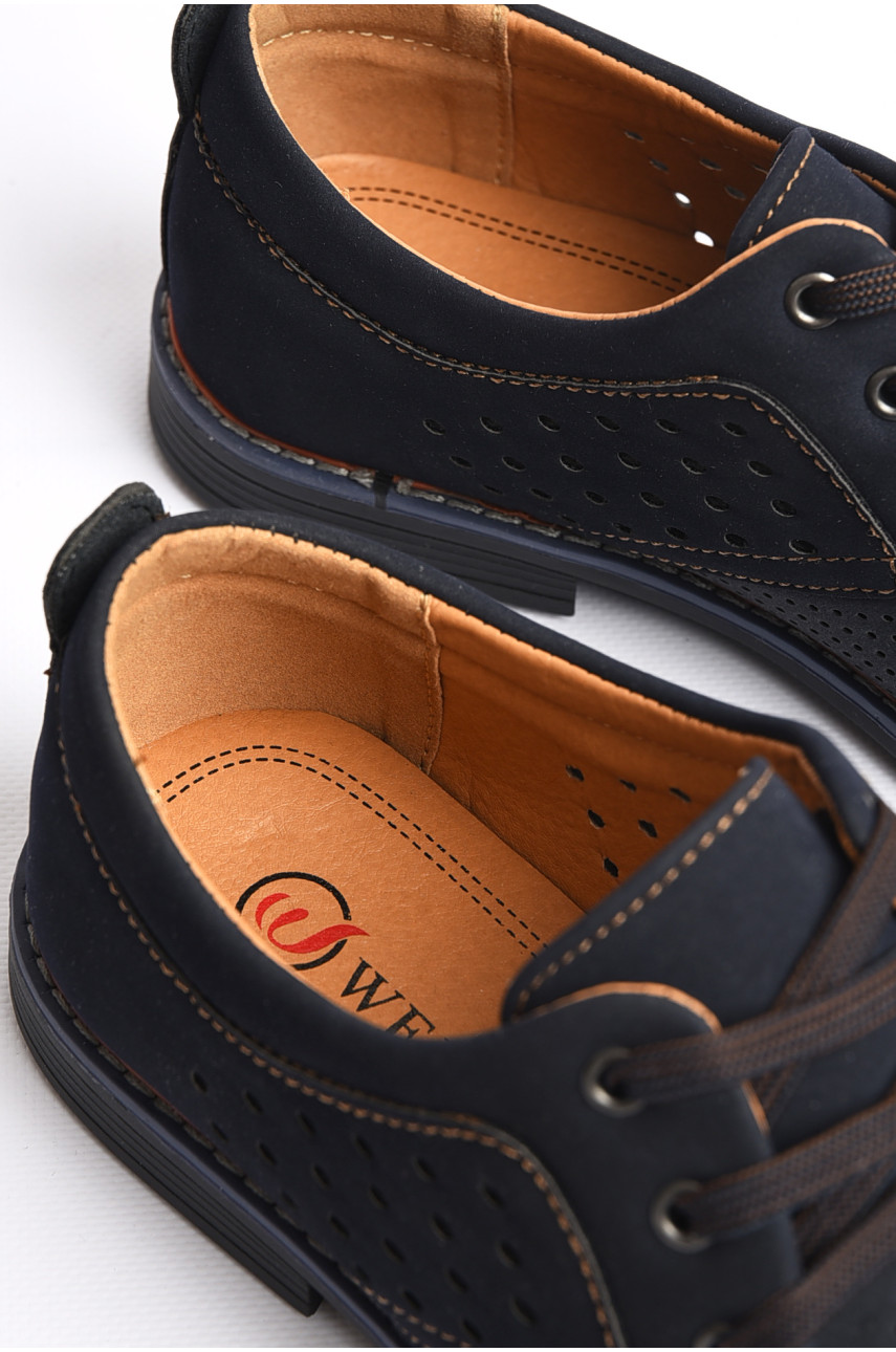 Туфлі чоловічі темно-синього кольору 538-2 181641