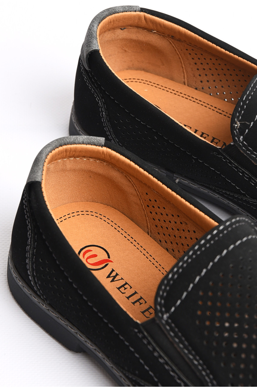 Туфли мужские черного цвета 615-4 181645