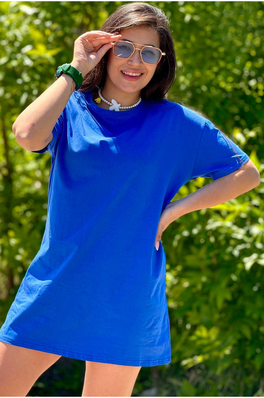 Туніка жіноча синього кольору 1001 181703 Туніка жіноча синього кольору 1001 181703