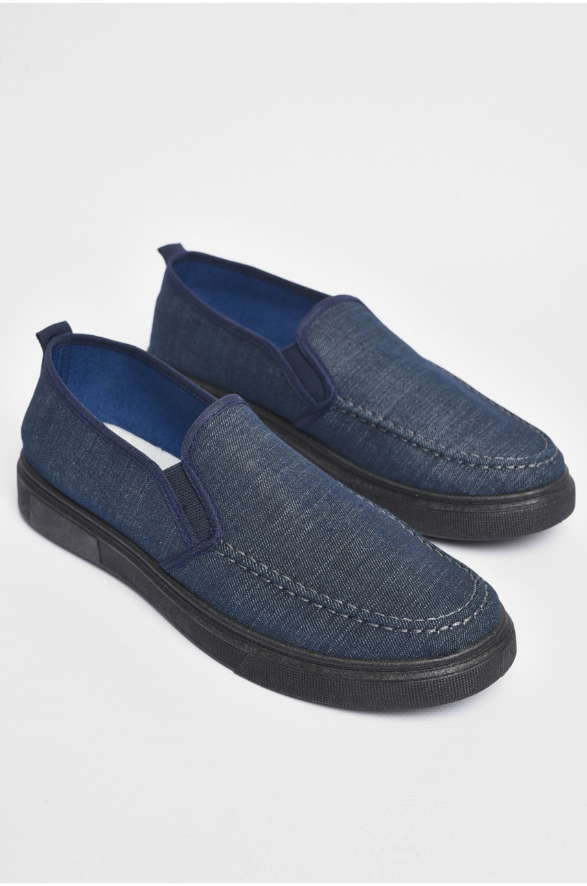 Сліпони чоловічі темно-синього кольору М239-2 181800
