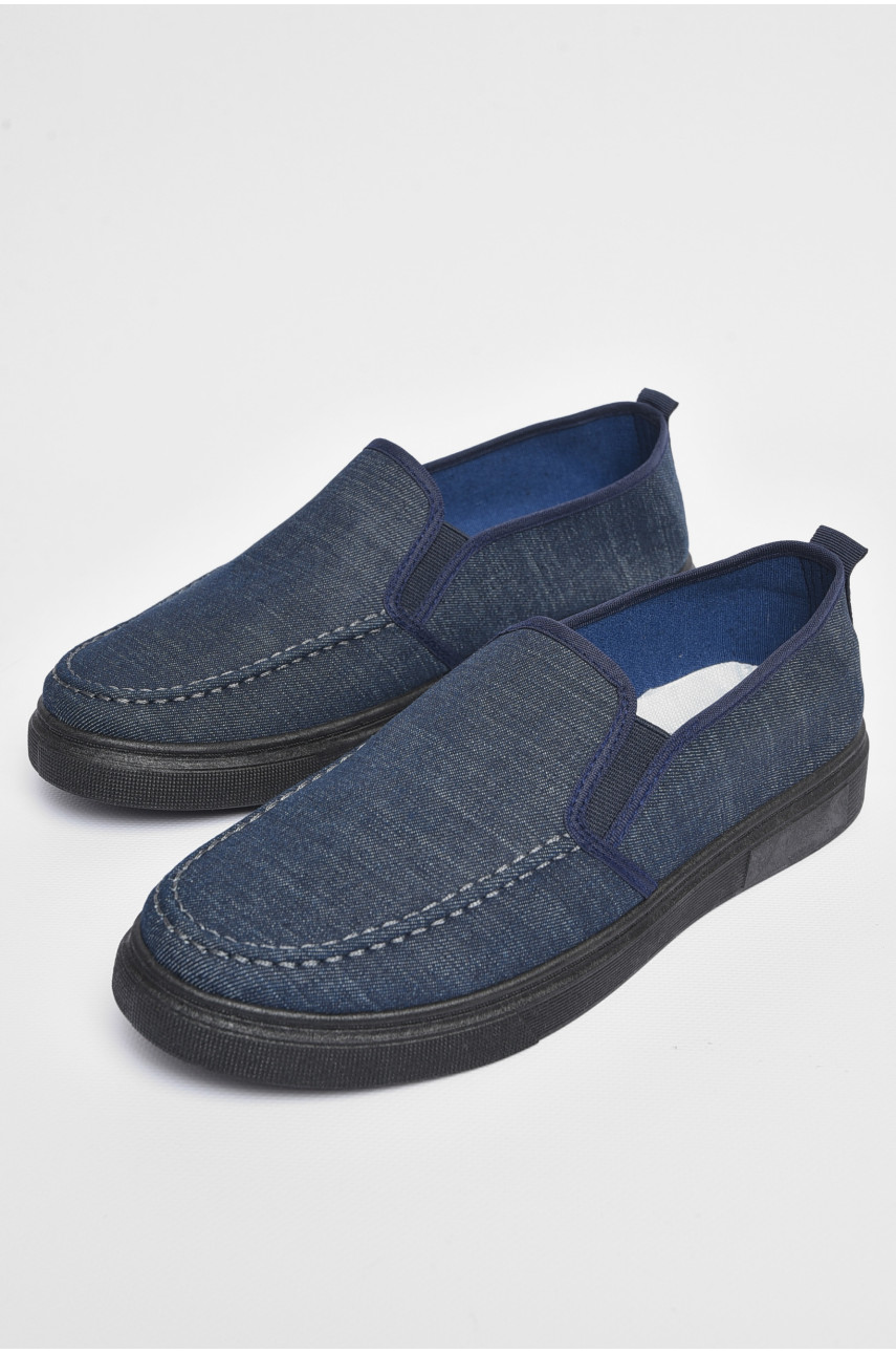 Сліпони чоловічі темно-синього кольору М239-2 181800